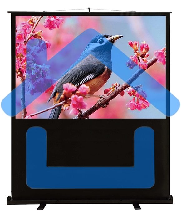 Экран Cactus 90x120см FloorCompactExpert CS-PSFLCE-120X90 4:3 напольный рулонный