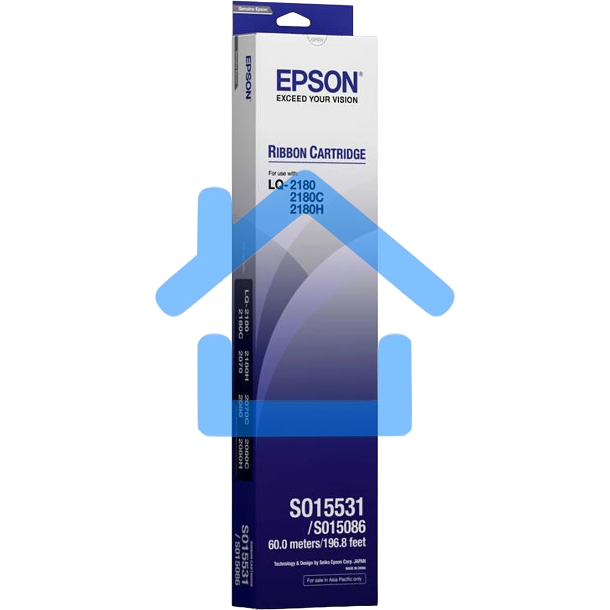 Картридж ленточный Epson C13S015086BA черный для FX-2170/2180 LQ-2180/2170/2070/2080