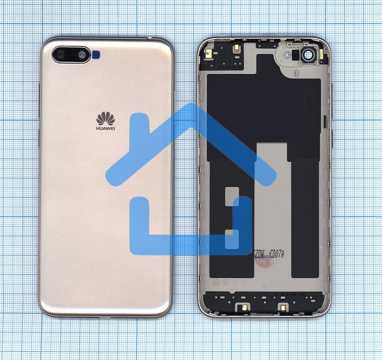 Задняя крышка для Huawei Y5 2018 золотая