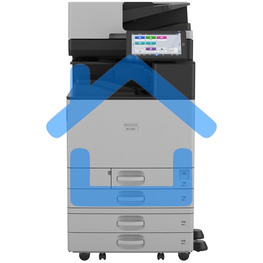 МФУ лазерное Ricoh IM C3010 (419308), A3, цветной, печ. до 30 стр/мин., скан. 80 стр/мин., 1200 x 1200 dpi (печ.), 600x600dpi (скан.), Ethernet, USB