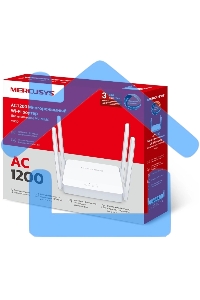 Роутер AC1200 Dual-Band Wi-Fi RouterSPEED: 300 Mbps at 2.4 GHz + 867 Mbps at 5 GHz SPEC: 4× Fixed External Antennas, 2× Gigabit LAN Ports, 1× Gigabit WAN PortFEATURE: Router/Access Point Mode, WPS/Reset Button, IPTV, IPv6, Beamforming, MU-MIMO