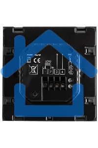 Терморегулятор сенсорный с автоматическим программированием Rexant, R200B, черный