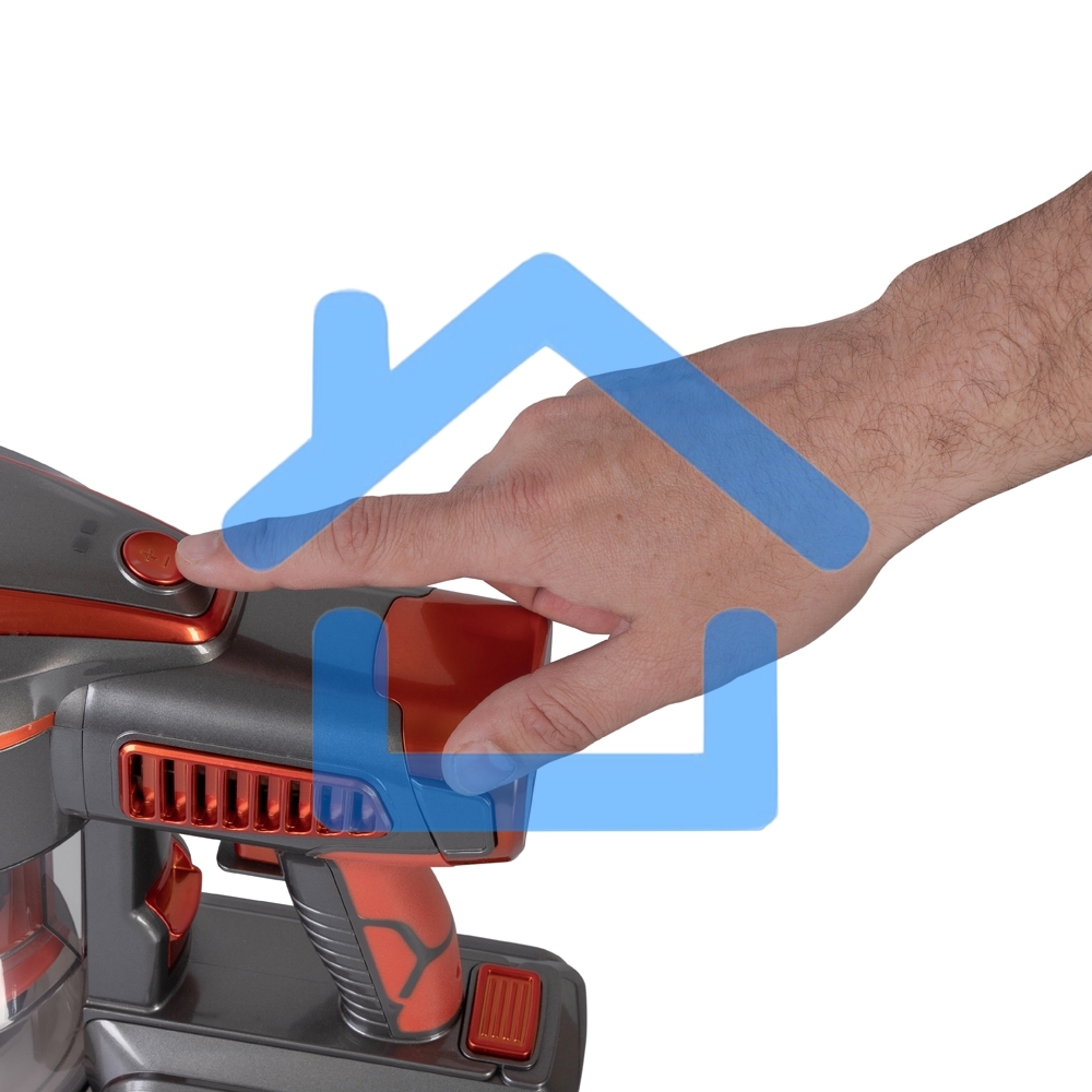 Вертикальный пылесос циклонного типа аккумуляторный Endever SkyClean VC-301, темно-серый/оранжевый, 4 шт,уп