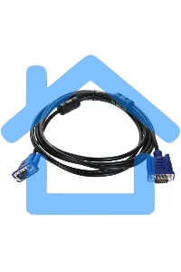 Кабель соединительный SVGA (15M/M) 3 м 2 фильтра TV-COM <QCG120H-3M>