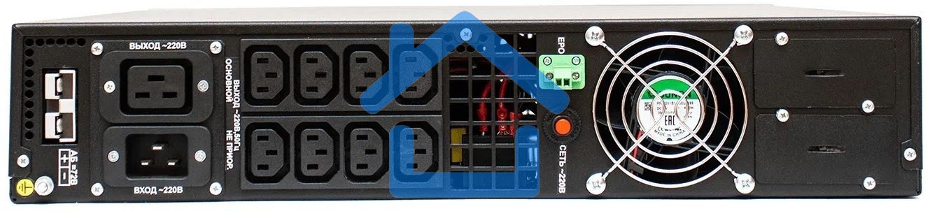 Источник бесперебойного питания ШТИЛЬ 2000 ВА; on-line; батарея: 72В, int, ext (no incl; 2U; rack / tower