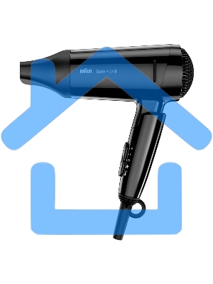 Фен Braun BRHD350E 1600Вт черный