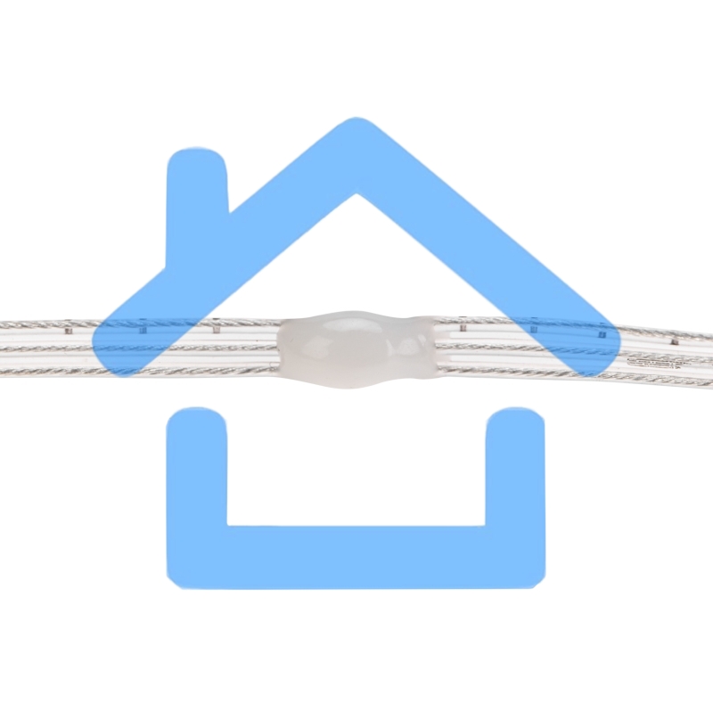 Гирлянда смарт Нить из росы с крупными светодиодами 10м, 100LED RGB, IP20, прозрачный провод, USB