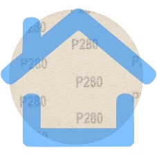 Круг абразивный на ворсовой подложке под 