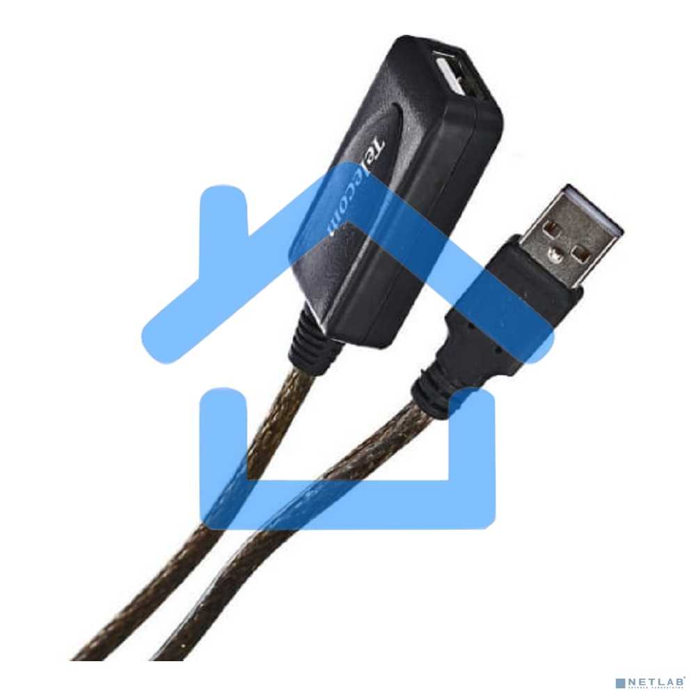 Кабель USB2.0-repeater, удлинительный активный <Am-->Af> 5м, Telecom <TUS7049-5M>