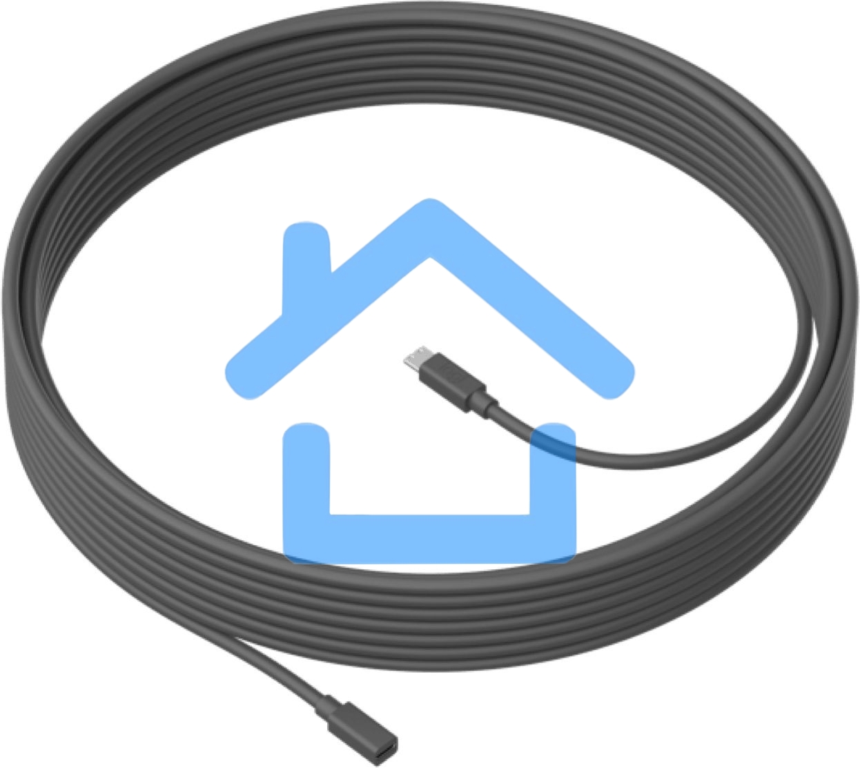 Кабель LOGITECH MeetUp 10m Mic Cable - GRAPHITE - WW - MEETUP 10M MIC CABLE