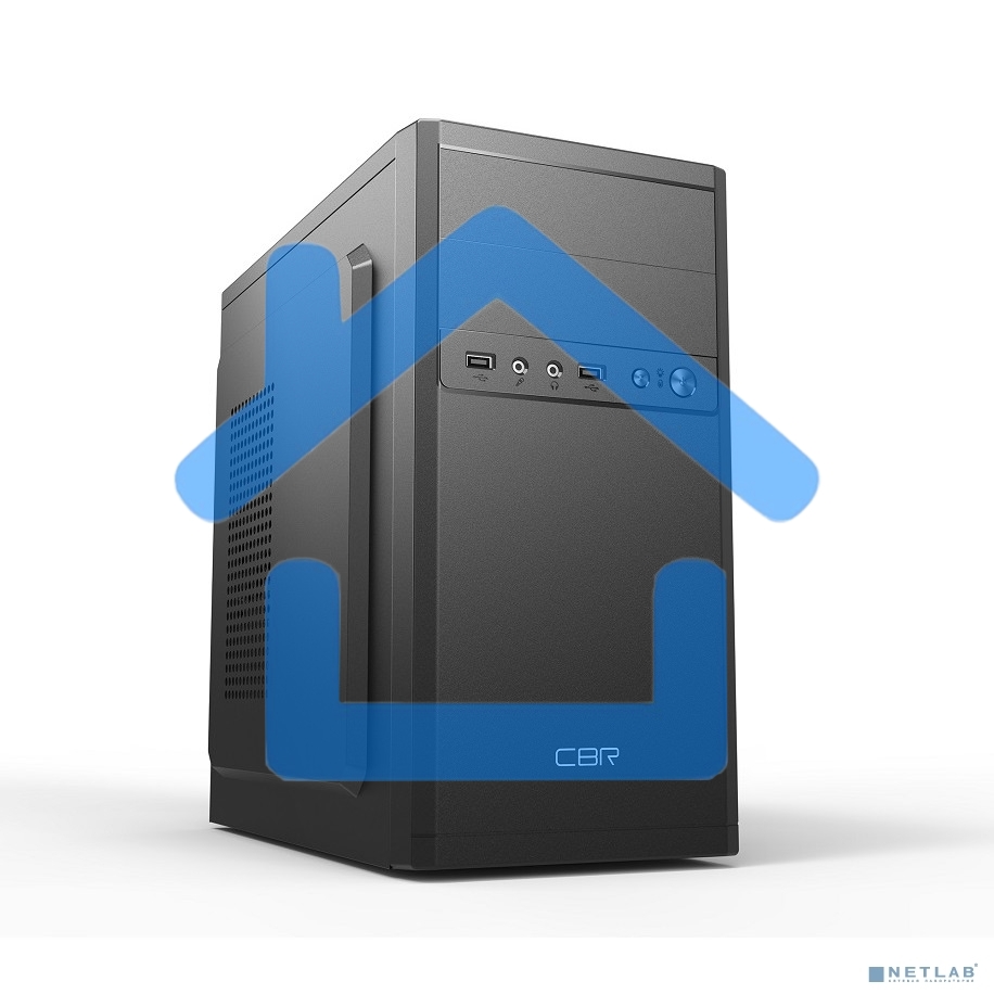 Компьютерный корпус mATX Minitower RD873, c БП PSU-ATX450-12EC, 2*USB 2.0, HD Audio+Mic, черный CBR PCC-MATX-RD873-450W