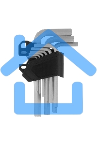 Набор ключей имбусовых Сибртех HEX, 1,5-10 мм, CrV, 9 шт.