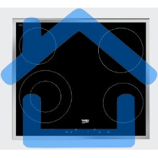 Встраиваемая электрическая варочная поверхность Beko HIC 64402 X, черный