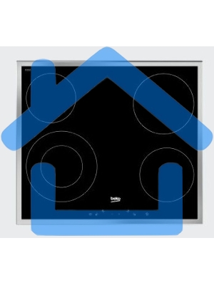 Встраиваемая электрическая варочная поверхность Beko HIC 64402 X, черный