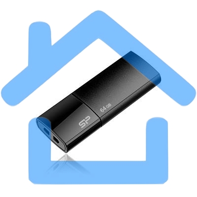 Флешка USB R/W USB Drive 32Gb Ultima U05 SP032Gb,UF2U05V1K USB2.0, Black