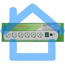 Сетевой фильтр Most RG 3м (6 розеток) белый (коробка)