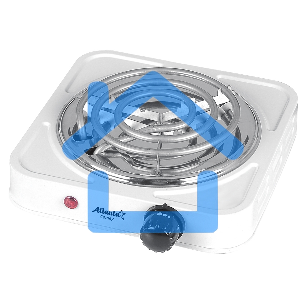 Электрическая плитка Atlanta ATH-1734 (белый) одноконфорочная