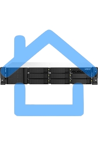 Сетевое хранилище SMB QNAP TS-873AeU-RP-4G NAS 8 HDD trays, 2x 2.5 GbE. 64-bit 4-core AMD V1500B 2,2 GHz, 4 Gb. RAM (1*4 Gb) up to 32Gb (2*16 Gb), 2 x M2 2280 (PCIe Gen3 x 1), 2xPSU W/o rail kit RAIL-B02