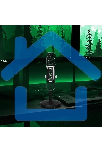 Микрофон проводной SunWind SW-SM500G 1.8м черный