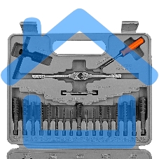 Набор метчиков и плашек SPARTA 773155 м3-м12 40 предметов в пластиковом кейсе