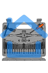 Набор метчиков и плашек SPARTA 773155 м3-м12 40 предметов в пластиковом кейсе