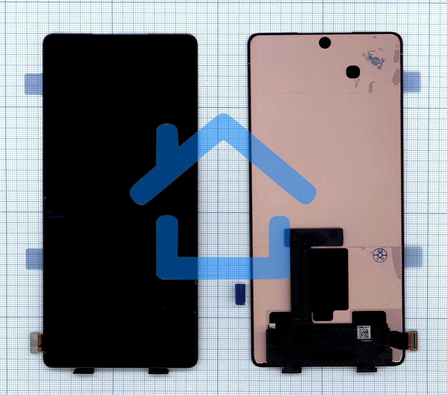 Дисплей для Xiaomi Mi Mix 4 в сборе с тачскрином черный