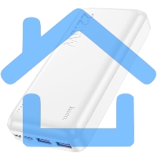 Портативный аккумулятор Hoco J101A, 20000мА·ч, 3A, белый