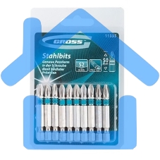 Набор бит GROSS 11335ph2х50 сталь s2 10шт