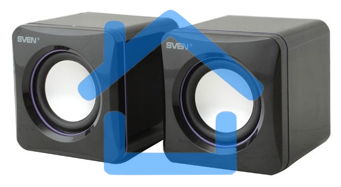 Акустическая система Sven 315 2.0 черный 5Вт