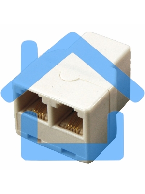 Телефонный двойник Rexant RJ-14(6P4C) (гнездо - 2 гнезда)