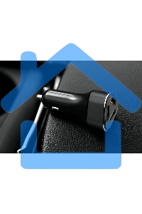 Автомобильное зарядное устройство ACD ACD-C233-X3B черный 23Вт, 3xUSB 1QC+2Smart, 3.6~12В, 3А RTL