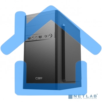 Компьютерный корпус mATX Minitower RD873, c БП PSU-ATX450-12EC, 2*USB 2.0, HD Audio+Mic, черный CBR PCC-MATX-RD873-450W