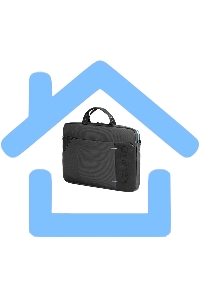 Сумка для ноутбука Сумка Continent CC-205Gb,(нейлон, серый, с голубой отстрочкой, 15,6'')