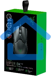 Мышь проводная Razer Viper 8KHz черный, 20000 dpi, USB, кнопки - 8