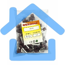 Наконечник штыревой втулочный изолированный F-18 мм 10 мм² (НШВи 10-18) слоновая кость Rexant