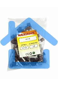 Наконечник штыревой втулочный изолированный F-18 мм 10 мм² (НШВи 10-18) слоновая кость Rexant