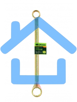 Ключ накидной, 19 х 22 мм, желтый цинк Сибртех