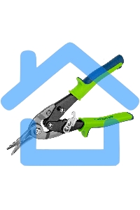 Ножницы по металлу, 250 мм, правый рез, сталь С55,двухкомпонентные рукоятки СИБРТЕХ