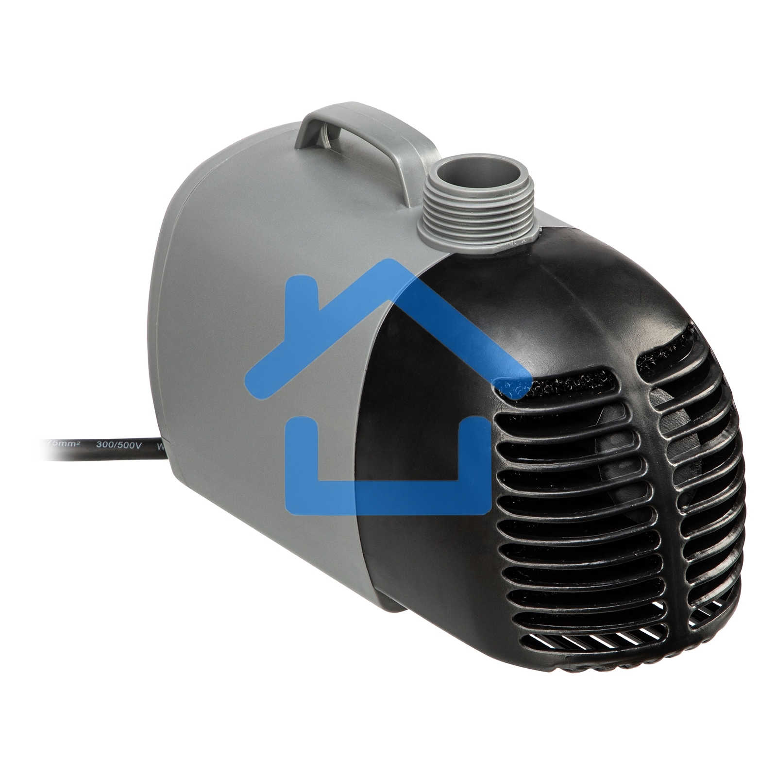 Насос фонтанный FNP110-34, 112 Вт, подъем 3,4 м, 3400 л/ч, колокольчик/каскад/гейзер Denzel