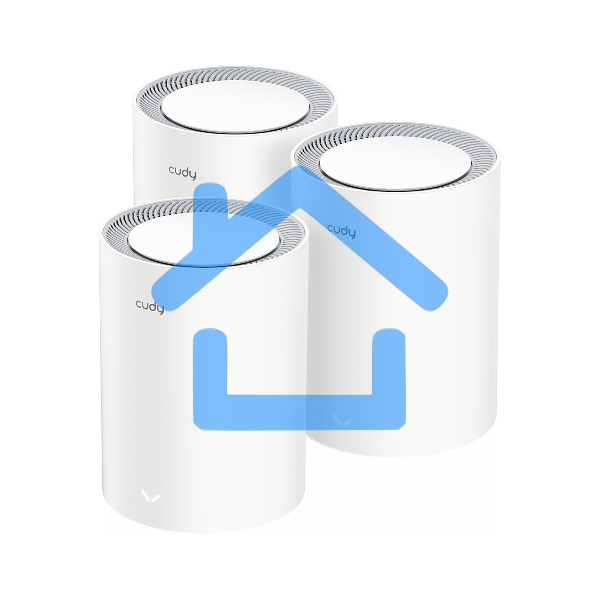Wi-Fi Mesh-система/ AX3000 Wi-Fi 6 Mesh 2.5G Solution 3-Pack, Dual-Band, Chipset MT7981BA+MT7976CN+RTL8221B, 802.11ax/ac/a/b/g/n, 2402Mbps at 5GHz + 574Mbps at 2.4GHz, 2.5G WAN+GE LAN, 5 internal antennas, MU-MIMO, DDNS, Zerotier/Wireguard/OpenVPN/IPSec/L
