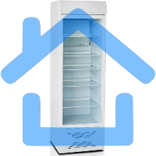 Холодильная витрина Бирюса Б-310P белый однокамерный 310 л