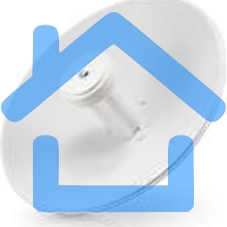 Точка доступа Ubiquiti PBE-2AC-400-EU Радиоустройство 2.4 ГГц, PtP/CPE, airMAX ac, MIMO 2х2, 18 дБи, 27 дБм