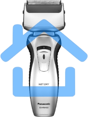 Электробритва сетчатая Panasonic ES-RW30S реж.эл.:2 питан.:аккум. серебристый