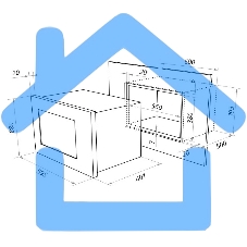 Микроволновая печь встраиваемая Maunfeld MBMO.25.7GW белый, 25 л, 900 Вт, переключатели - сенсор