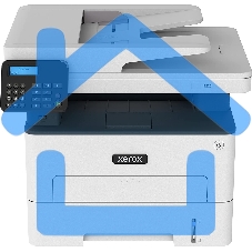 МФУ лазерное Xerox B225 (B225V_DNI), A4, ч/б, печ. до 34 стр/мин., скан. до 23 стр/мин. (ч/б) 7 стр/мин. (цвет), 600x600dpi, USB, RJ-45, Wi-Fi
