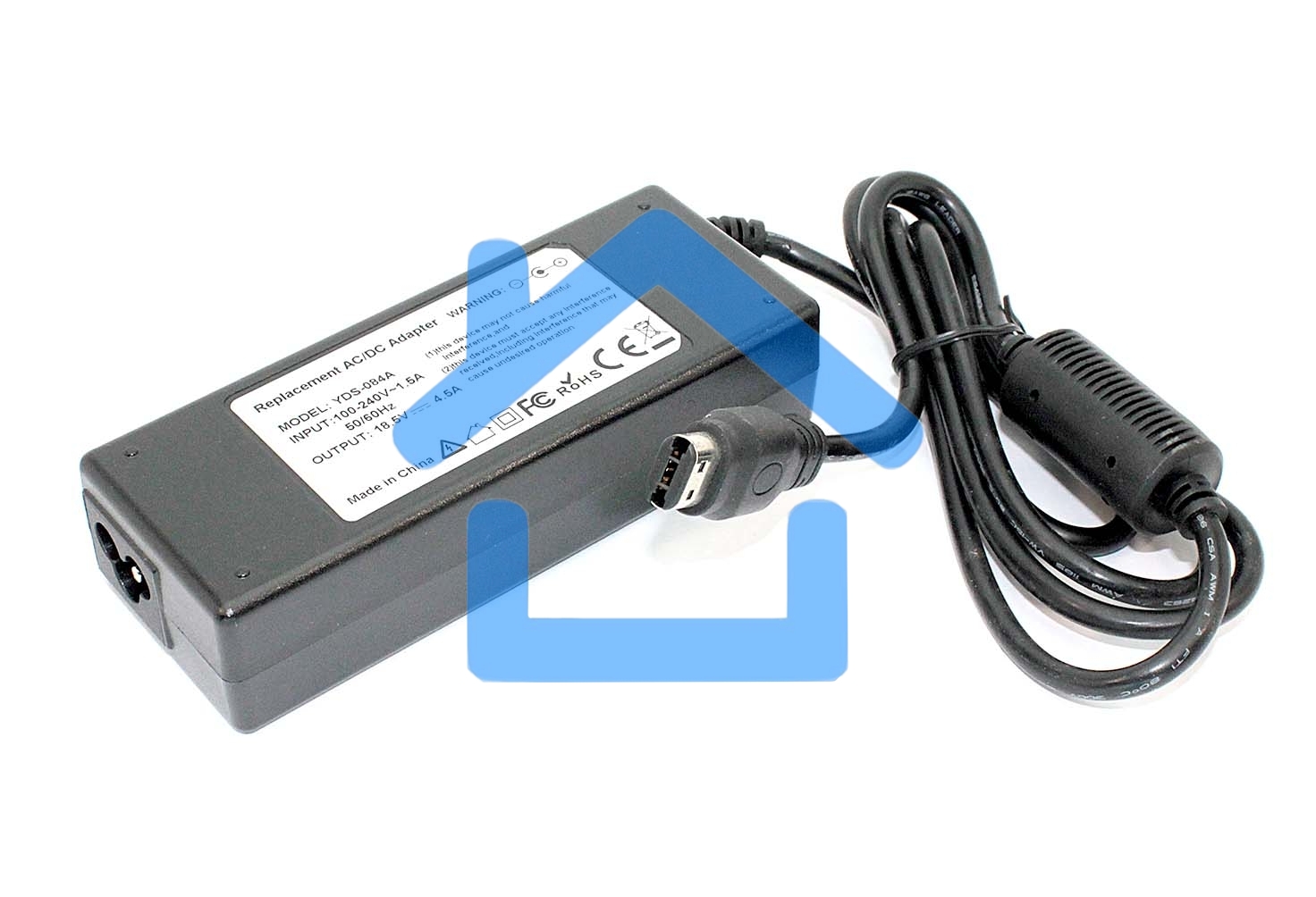 Блок питания (сетевой адаптер) для ноутбуков HP 18.5V 4.5A five-hole Oval 83W OEM