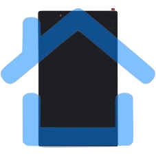 Модуль (матрица + тачскрин) для Lenovo Tab 4 TB-8504 v.2 черный