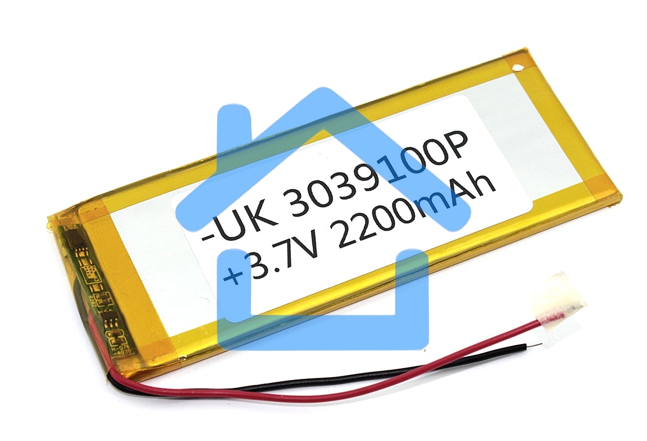 Аккумулятор Li-Pol (батарея) 3*39*100мм 2pin 3.7V/2200mAh