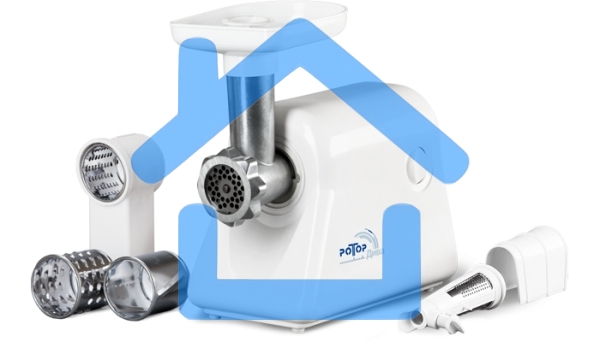 Мясорубка электрическая Ротор-Дива-Р ЭМШ 35/300-3 (кухонный комбайн) с функцией реверс, Барнаул