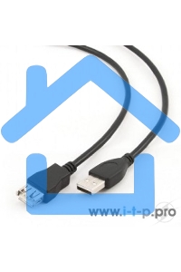 Кабель Gembird PRO CCP-USB2-AMAF-15C USB 2.0 кабель удлинительный 4.5м AM/AF позол. контакты, пакет